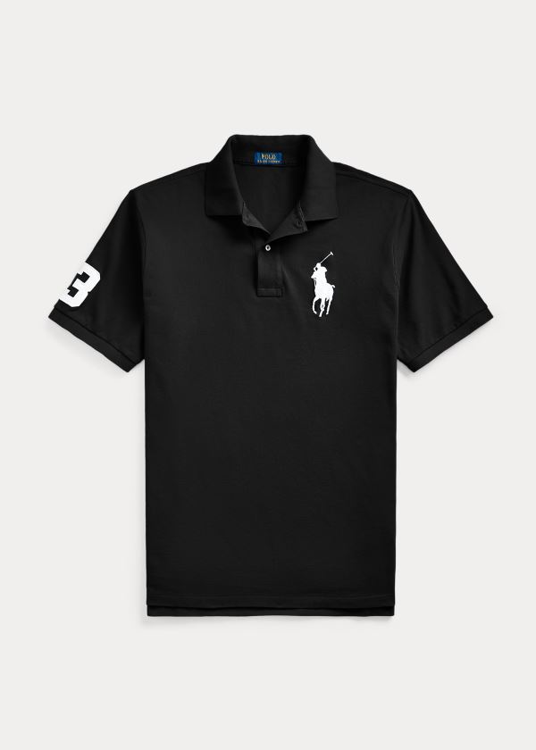 Men's Polo Ralph Lauren Big Pony Mesh Polo Shirts | 379214QCD